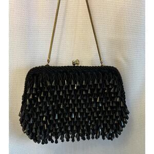 Vintage 1960s Richere Bag By Walborg Hand Beaded Clutch Evening Bag